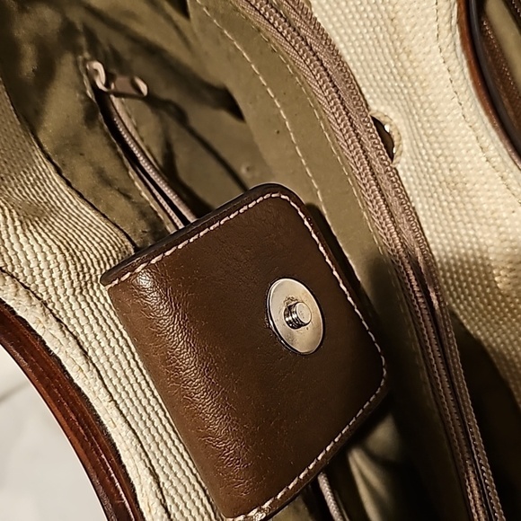 Relic coated canvas wood handle bag very good condition - Picture 9 of 9